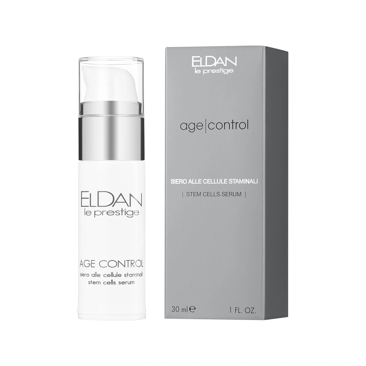 Eldan Age Control Steam Cells Serum Box & Flasche