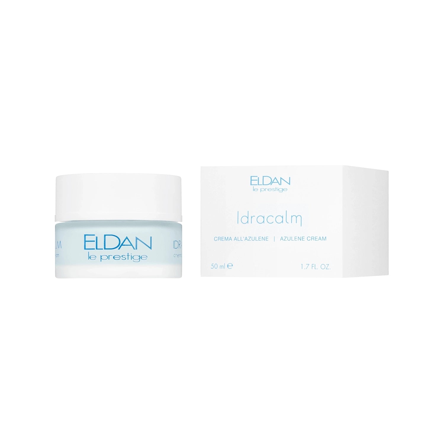 Eldan Idracalm Azulene Cream Box & Tiegel