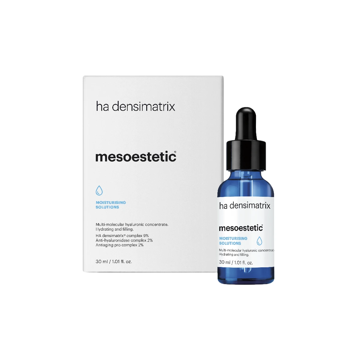 mesoestetic ha densimatrix Pipettenflasche mit Originalverpackung