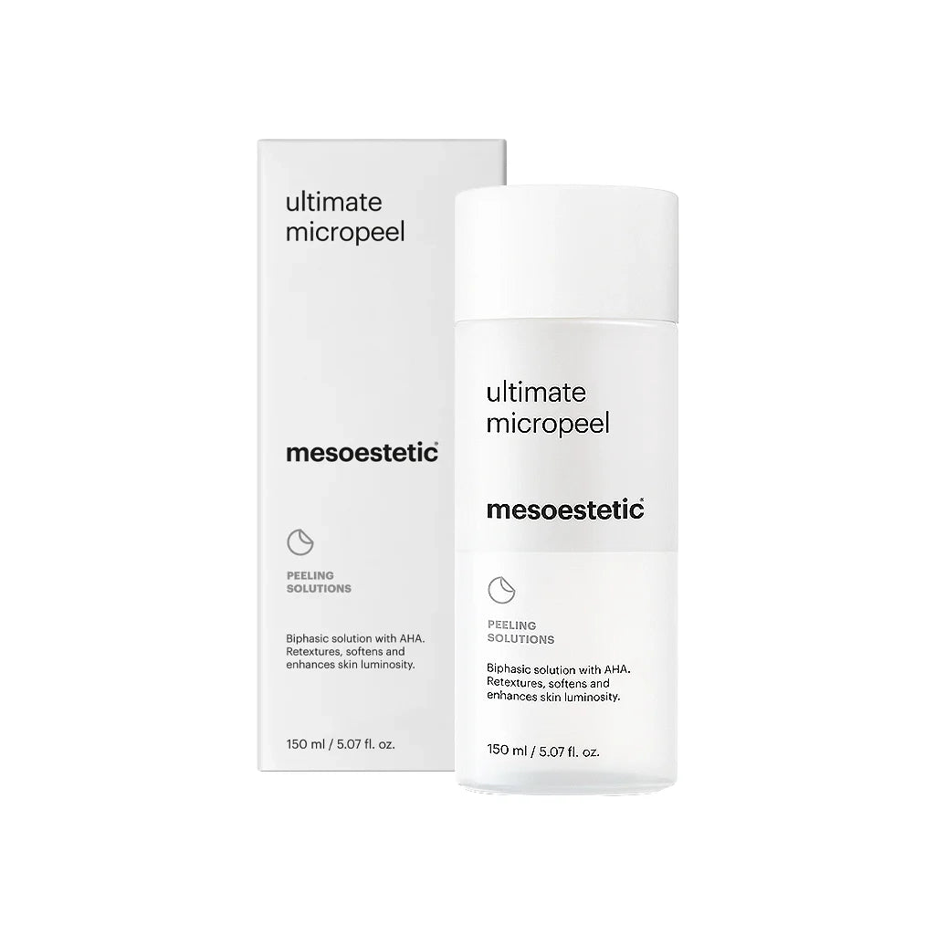 mesoestetic ultimate micropeel Box & Flasche